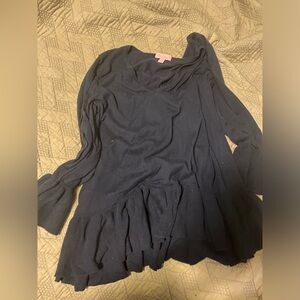 Size Large Navy Sweater 3/4 sleeve